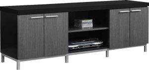 Afydecor Contemporary Two-tone Entertainment Unit With Multi-storage(Product Code)_3186