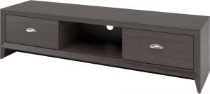 Afydecor Modern 2 Drawer Entertainement Unit With Waterfall Legs(Product Code)_3188