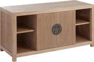 Afydecor Transitional Compact Entertainment Unit With Sliding Doors(Product Code)_3189