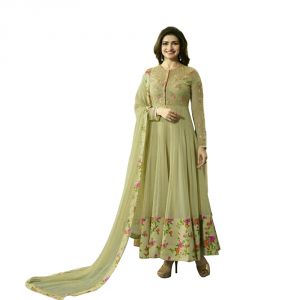 Buy Bollywood Replica Beautiful Prachi Desai Green Anarkali Suit online