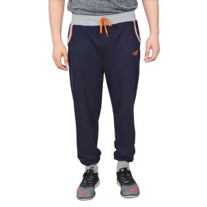 Buy Nnn Men's Navy Blue Full Length Cotton Track Pant(product Code - A8cw60) online