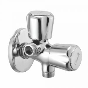 Buy Oleanna Caliber Brass 2 In1 Angle Valve Silver Taps & Faucets online