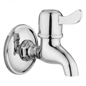 Buy Oleanna Magic Brass Bib Cock Silver Taps & Faucets online