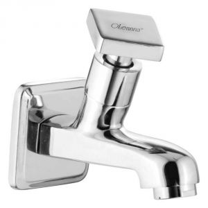 Buy Oleanna Melody Brass Bib Cock Silver Taps & Faucets online