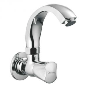 Buy Oleanna Classic Brass Sink Cock Silver Taps & Faucets online