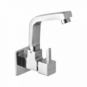 Buy Oleanna Livon Brass Sink Cock Silver Taps & Faucets online