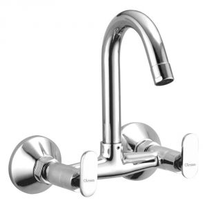 Buy Oleanna Metro Brass Sink Mixer Silver Water Mixer online