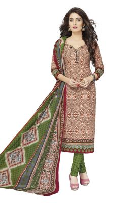 Buy Padmini Unstitched Printed Cotton Dress Materials Fabrics (product Code - Dtvcsharmili1819) online