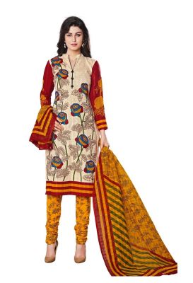 Buy Padmini Unstitched Printed Cotton Dress Materials Fabrics (product Code - Dtkapreyanshi5156) online