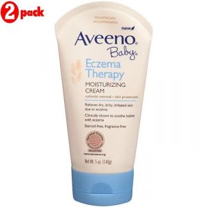 Buy Aveeno Baby Eczema Therapy Moisturizing Cream - 141g (5oz) (pack Of 2) online