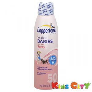 Buy Coppertone Water Babies Lotion Spray 50spf - 170g (6oz) online