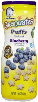 Buy Gerber Graduates Puffs Blueberry Cereal Snacks online