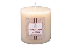 Buy Vanilla Caramel Scented Smooth Smooth Pillar Candle (3 Inch X 3 Inch) online