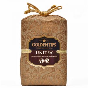 Buy Golden Tips Unitea - Darjeeling & Assam Blend Tea - Brocade Bag, 100G online