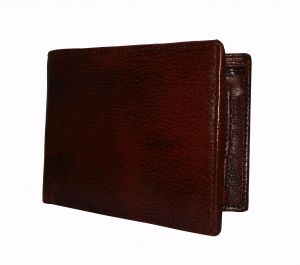 Magical Brown Textured Premium Mens Genuine Leather Wallet By GetSetStyle GSSRE-BRN-7066