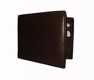 Classic Brown Textured Mens Premium PU Leather Wallet By GetSetStyle GSSREPU-BRN-7083