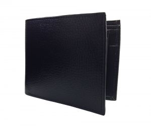 Obsidian Black Flap Style Premium Quality PU Leather Wallet By GetSetStyle PPU-BLK-7032