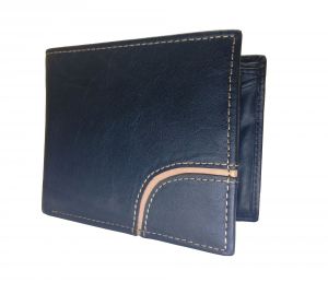 Tremendous Curve Black Premium Mens Class Genuine Leather Wallet By GetSetStyle PRLW-BK-7047