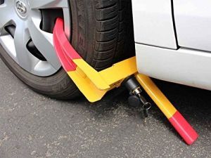 Buy Autoright Universal Yellow Anti Theft Car Wheel Tyre Lock Clamp online