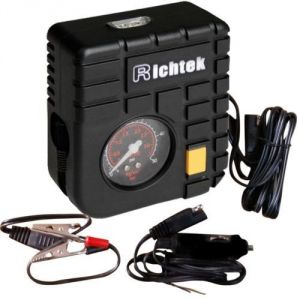 Buy Richtek Tyre Inflator 12v Dc Air Compressor For Car & Bike Compact Tyre Inflator online