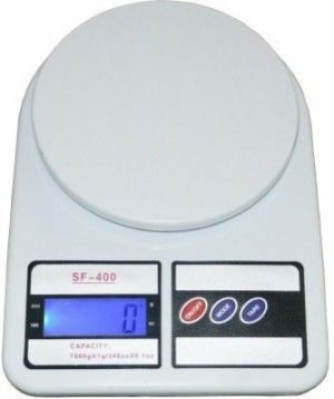 Buy Shoppingekart Plastic Electronics Digital 7 Kg X 1 Gm Kitchen Multi-purpose Weighing Scale (white) - (code -s-51) online