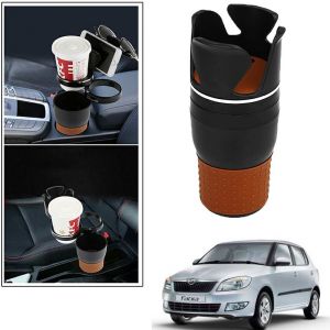 Buy Autoright 5-in-1 Car Cup / Car Sunglass / Car Mobile Holder Storage Cup For Skoda Fabia online