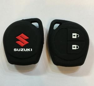 Buy Autoright Silicone Key Cover Fit For Suzuki Ciaz, 2 Button Remote Key (black) online