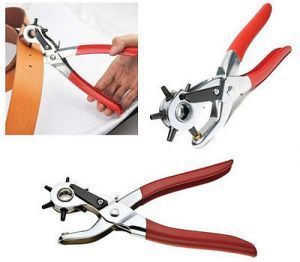 Buy Bgm Leather Hole Punch Pliers Revolving Leather Canvas Belt Punching Plie online