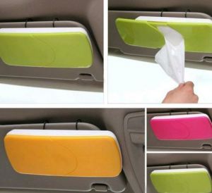 Buy Car Sun Visor Sun-shading Board Car Tissue Box With Clip online