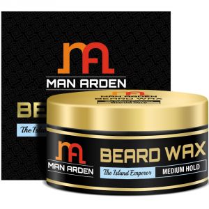 Buy Man Arden Beard & Mustache Wax - The Island Emperor (medium Hold) 50gm online