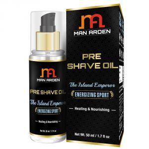 Buy Man Arden Pre Shave Oil - The Island Emperor (energizing Sport) Healing & Nourishing 50ml online