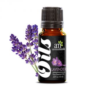 Buy Aromamusk 100% Pure Lavender Essential Oil - 10ml (therapeutic Grade, Natural And Undiluted) online