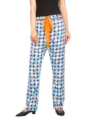 Buy Silkys' Printed Regular Fit Cotton Pyjama For Women online