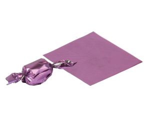 Buy Meena Foil Plain Purple Paper For Chocolate & Sweet Wrapping Pack Of 900 online