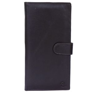 Buy Kara Brown Color Leather Two Fold Wallet For Men online