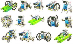 Buy 14-in-1 Solar Robot Kit Toy / 14 In 1 Solar Diy Robot Toy online