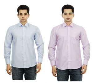 Buy Blue Nation Cotton Formal Shirts For Men online