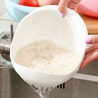 Buy Trioflextech Wash Rice Thick Sieve Pot Plastic Drain online