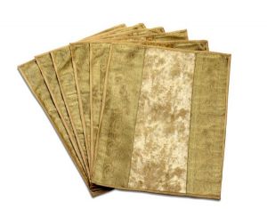 Buy Plain Beige Gold Table Mats Set 21tbma027 Online Best Prices