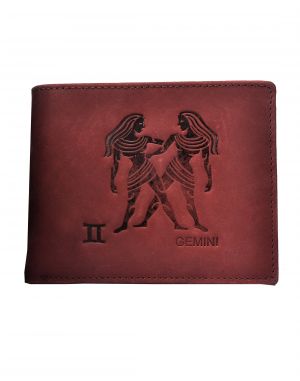 Buy Hidelink Men Red Genuine Leather Wallet (wp5035) online