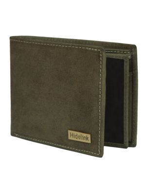Buy Hidelink Men Green Genuine Leather Wallet (swp4115) online