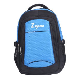 Buy Blue And Black Modish School And College Back Pack online