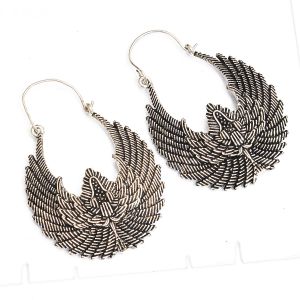 Buy Sparkle Oxidized Plated Earrings(code - Er-042-7-18) online
