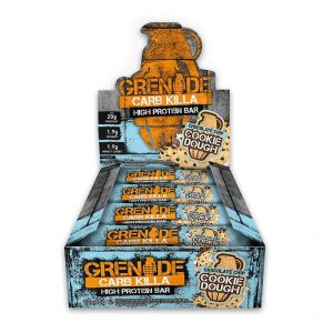 Buy Grenade Carb Killa High Protein Bar, Chocolate Chip Cookie Dough - 720g (12 X 60g) online