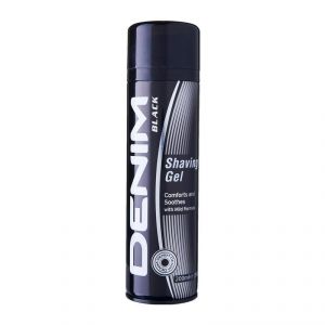 Buy Denim Black Shaving Gel With Mild Formula - 200ml (195g) online