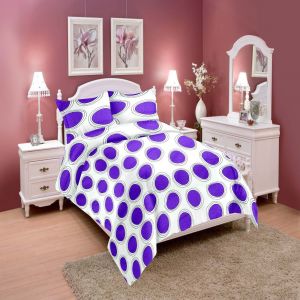 Buy Wi International Beautiful Cotton Double Bedsheet With Two Pillow Cover online