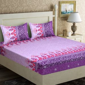 Buy RG Home Designer Poly Cotton Double Bedseet online
