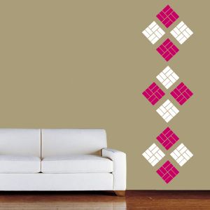 Buy Kayra Decor Bricks Reusable Wall Stencil For Wall Decor Diy