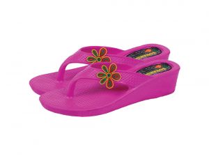 Buy Kaystar Stylish Daily Use Purple Slippers / Wedges For Womens (code - 2112-purple) online
