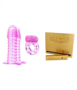 Buy Crystal Washable Condom Vibe Ring And Spanish Sex Drops 5ml online
